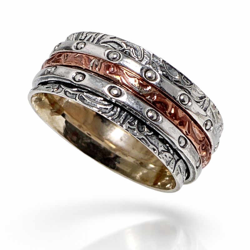 Textured Spinner Ring